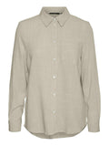 Vero Moda Camicia Casual Donna 10301734 Oatmeal - Avorio