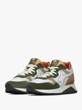 W6YZ Sneakers Yak M Uomo YAK-M. MilitarE-BiancO-Marrone - Multicolore