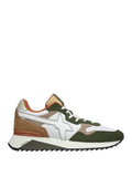 W6YZ Sneakers Yak M Uomo YAK-M. MilitarE-BiancO-Marrone - Multicolore