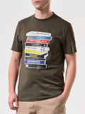 Weekend Offender T-shirt Cassettes Uomo CASSETTES Castle Green - Verde