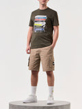 Weekend Offender T-shirt Cassettes Uomo CASSETTES Castle Green - Verde