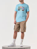 Weekend Offender T-shirt Hanover Uomo HANOVER Saltwater - Celeste