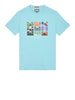 weekend offender t shirt hanover uomo hanover saltwater celeste 9633275