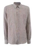 Yes Zee Camicia Casual Camicia Uomo C521UA00 Variante Moro Melange - Marrone