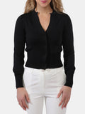 Yes Zee Cardigan Donna M408LH00 - Nero