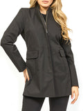 Yes Zee Trench Donna O425KZ00 - Nero