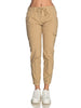 /enyes zee pantalone cargo donna p321wv00 beige 2278136