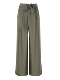 Yes Zee Pantalone Palazzo Donna P388Y600 - Verde