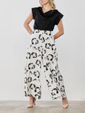 Yes Zee Pantalone Palazzo Donna P390CL00 - Bianco