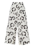 Yes Zee Pantalone Palazzo Donna P390CL00 - Bianco