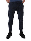 Yes Zee Pantalone Cargo Uomo P697WV00 - Blu