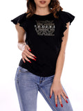 Yes Zee T-shirt Donna T209S702 - Nero