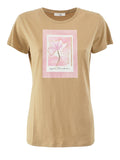 Yes Zee T-shirt Donna T222T902 Cammello - Beige