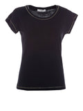 Yes Zee T-shirt Donna T257TL02 - Nero