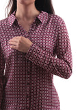 Anis Blusa Camicia Donna 245W1441 Vinaccia - Viola