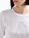 Armani Exchange T-shirt Donna 6DYT05YJDTZ Optic White - Bianco