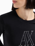 Armani Exchange T-shirt Donna 6DYT05YJDTZ Black - Nero