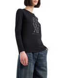 Armani Exchange T-shirt Donna 6DYT05YJDTZ Black - Nero