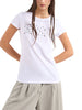 /enarmani exchange t shirt donna 6dyt28yjg3z optic white bianco 1307604