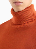 Armani Exchange Pullover Dolcevita Uomo 6DZM1HZM1LZ Rooibos Tea - Arancione