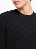 Armani Exchange Pullover Uomo 6DZM6KZM4DZ Black - Nero