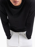 Armani Exchange Pullover Uomo 8NZM6AZM1HZ Black - Nero