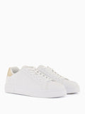 Armani Exchange Sneakers Donna XDX165XV891 Op.white+pale Gold - Bianco