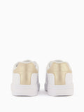 Armani Exchange Sneakers Donna XDX165XV891 Op.white+pale Gold - Bianco