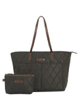 Barbour Borsa Shopper Quilted Tote Donna LBA0395 Olive - Verde