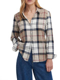 Barbour Camicia Casual Bredon Donna LSH1353 Hessian Tartan - Beige