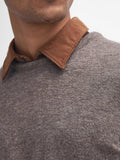 Barbour Pullover Essential Crew Neck Uomo MKN0345 - Marrone