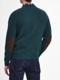 Barbour Pullover Maglione Essential Patch Crew Uomo MKN0584 Evergreen - Verde