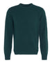 barbour pullover maglione essential patch crew uomo mkn0584 evergreen verde 4025567