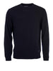 barbour pullover maglione essential patch crew uomo mkn0584 navy blu 5596513