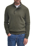 Barbour Maglione Patch Half Zip Uomo MKN0585 - Verde