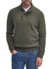 barbour maglione patch half zip uomo mkn0585 verde 721707