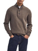 barbour pullover essential patch half uomo mkn0585 marrone 3132468