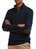 Barbour Pullover Holden Half Zip Uomo MKN0837 Navy - Blu