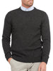 barbour pullover essential tisbury crew uomo mkn0844 black nero 2381074