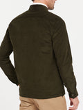 Barbour Giubbino Cord Overshirt Uomo MOS0069 Olive - Verde