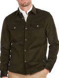 Barbour Giubbino Cord Overshirt Uomo MOS0069 Olive - Verde