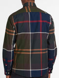 Barbour Camicia Casual Dunoon Taillored Uomo MSH4980 - Verde