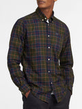 Barbour Camicia Casual Wetheram Uomo MSH4982 Classic Tartan - Verde