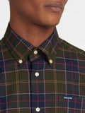 Barbour Camicia Casual Wetheram Uomo MSH4982 Classic Tartan - Verde