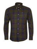 Barbour Camicia Casual Wetheram Uomo MSH4982 Classic Tartan - Verde