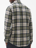 Barbour Camicia Casual Fortrose Tailored Uomo MSH4991 Forest Mist - Verde