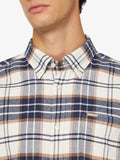 Barbour Camicia Casual Portdown Tailored Uomo MSH5035 Ecru - Avorio