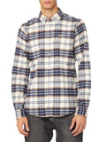 Barbour Camicia Casual Portdown Tailored Uomo MSH5035 Ecru - Avorio