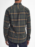 Barbour Camicia Casual Portdown Tailored Uomo MSH5035 Olive - Verde