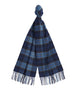 /enbarbour sciarpa tartan lambswool unisex usc0001 midnight blu 8020763